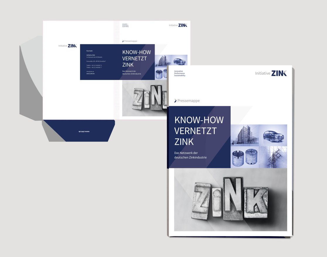 Pressemappe für Preisträger Zinkdruckguss-Preis